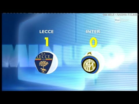 2011-12 (20^ - 29-01-2012) Lecce-INTER 1-0 [Giacomazzi] Servizio 90°Minuto Rai2