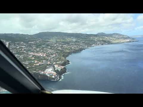 Approach and landing Madeira 22.07.2023
