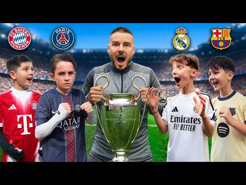 We Made Our Own CHAMPIONS LEAGUE CUP!