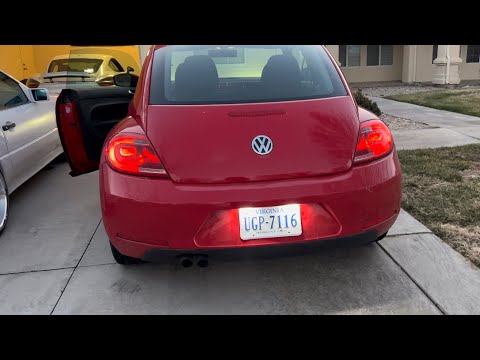 2013-2019 VW Beetle LED headlight and tag light install