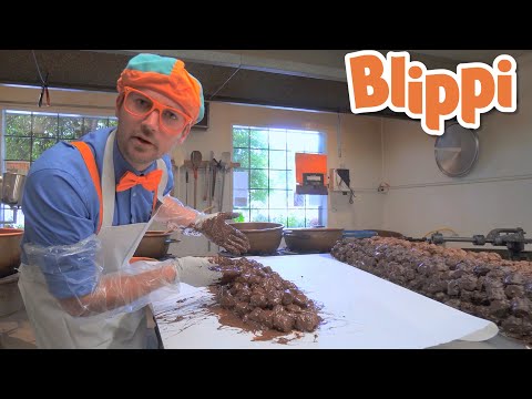 Blippi Visits The Chocolate Factory | Learn About Chocolates & Candies | Educational Videos For Kids