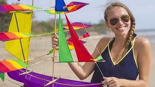 Flying a Sailing Ship Kite - Fun Family Weekend Activity