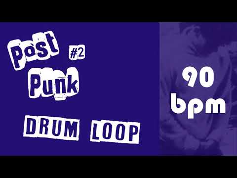 Post Punk Drum Loop #2 - 90 bpm