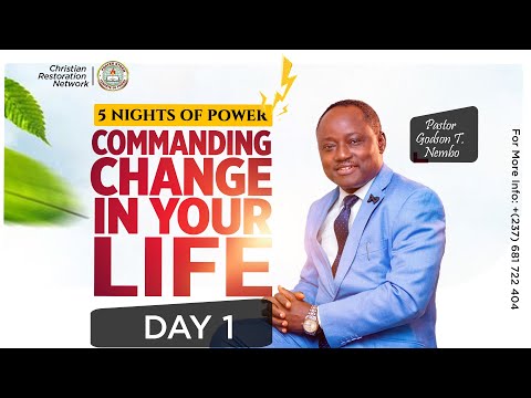 REVERSING THE IRREVERSIBLE || 5 NIGHTS OF POWER MAY 2024: COMMANDING CHANGE IN YOUR LIFE || DAY 1