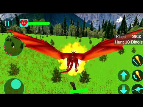 Best Dino Games - Dragon Simulator Fighting Arena: Dragon Free Game Android Gameplay