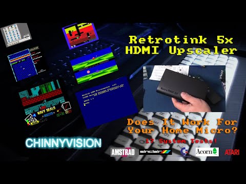 ChinnyVision - Ep 447 - Retrotink 5 x - The RGB to HDMI Upscaler Choice For Your Home Micro?