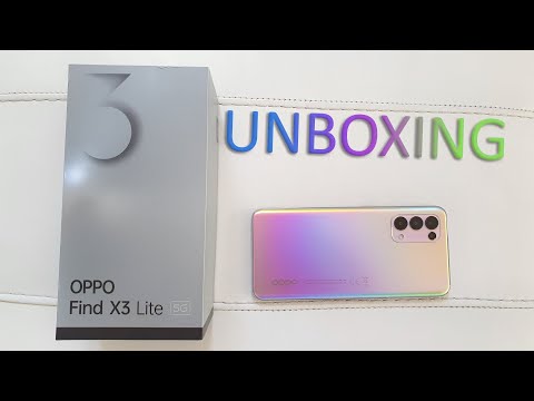 Oppo Find X3 Lite Unboxing The Galactic Silver