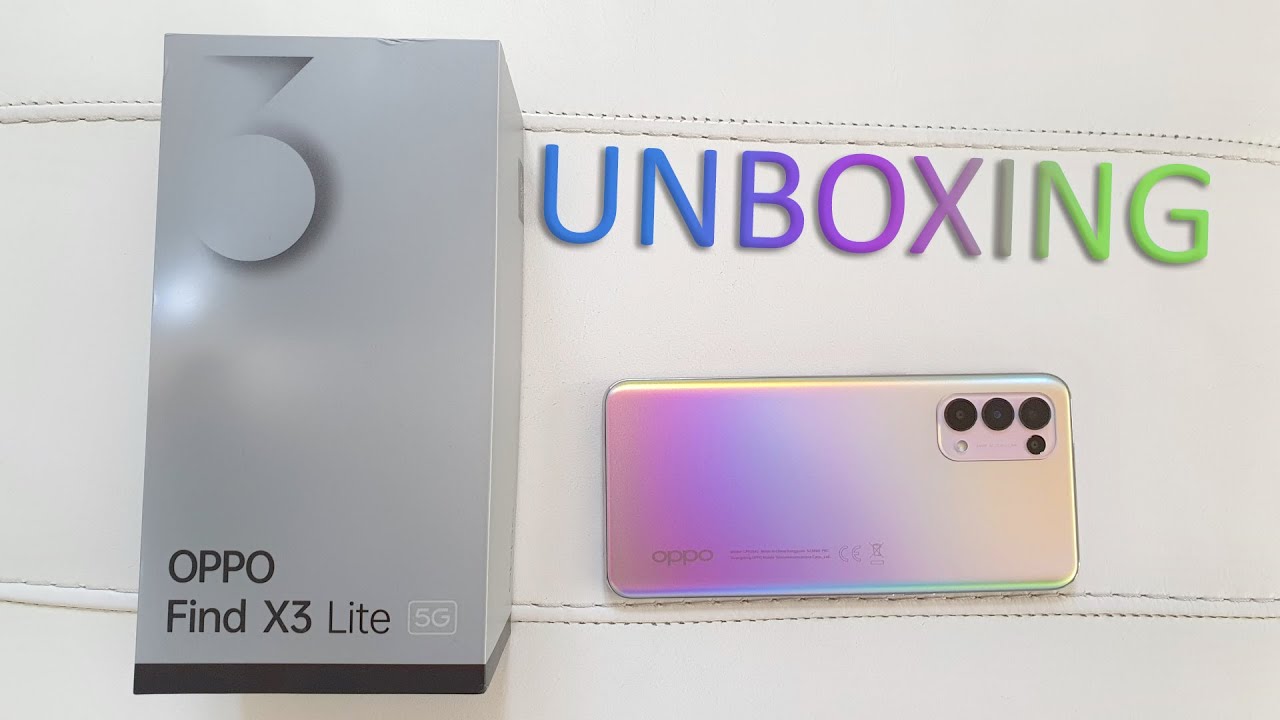 Oppo Find X3 Lite Unboxing The Galactic Silver