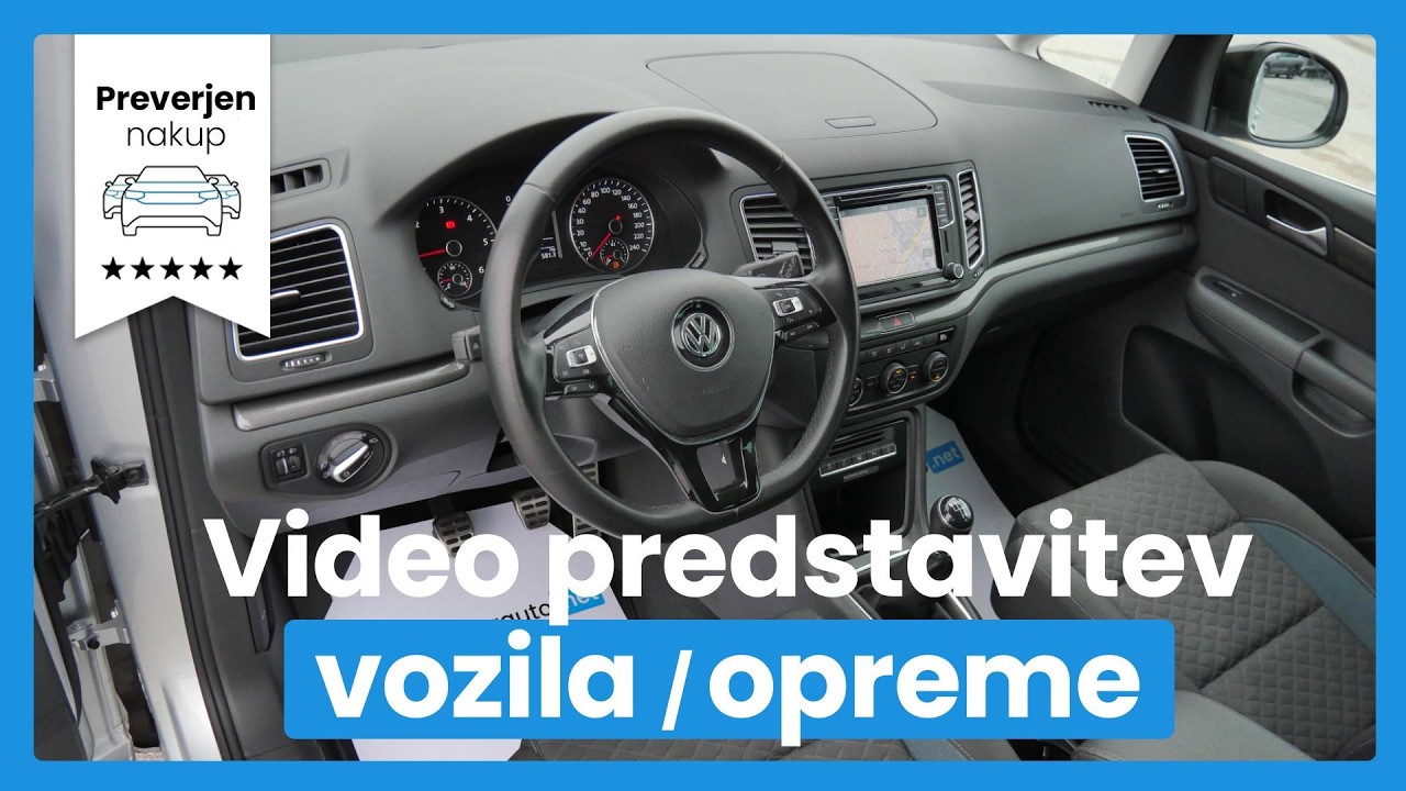 Volkswagen Sharan 2.0 TDI Comfortline - 7 SEDEŽEV - VL.NAPRAVA