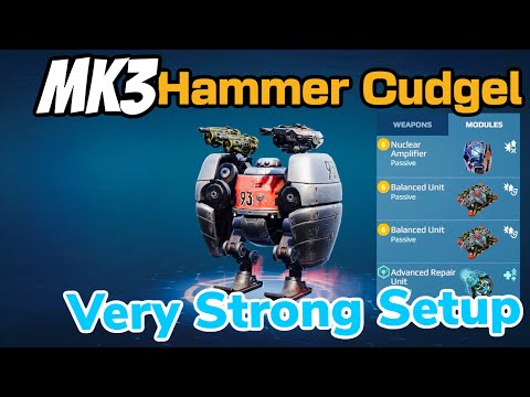 Revenant Hammer - Cudgel  Full MK3 | 1 vs 1 Is the perfect Setup | War Robots Gameplay
