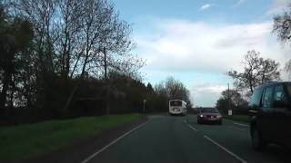 preview picture of video 'Driving On The B4084 Between Worcester & Pershore, Worcestershire, England 12th April 2012'