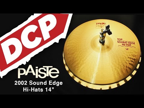 Paiste 2002 Sound Edge Hi Hat Cymbals 14"