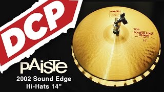 Video thumbnail for Paiste 2002 Sound Edge Hi Hat Cymbals 14" by Drum Center of Portsmouth