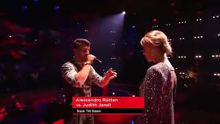 ZAYN - Dusk Till Dawn (Alessandro Rütten vs. Judith Jandl ) Battles The Voice Germany 2018
