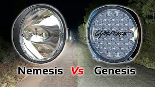 Jamie Benaud compares FYRLYT NEMESIS 9000 to Lightforce GENESIS LED driving lights. Choosing premium