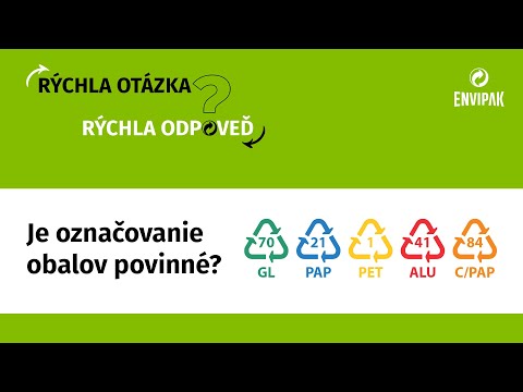Je označovanie obalov povinné? Rýchla otázka, rýchla odpoveď.