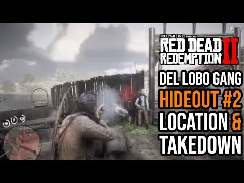Red Dead Redemption 2 Del Lobo Gang Hideout #2 Location & Takedown
