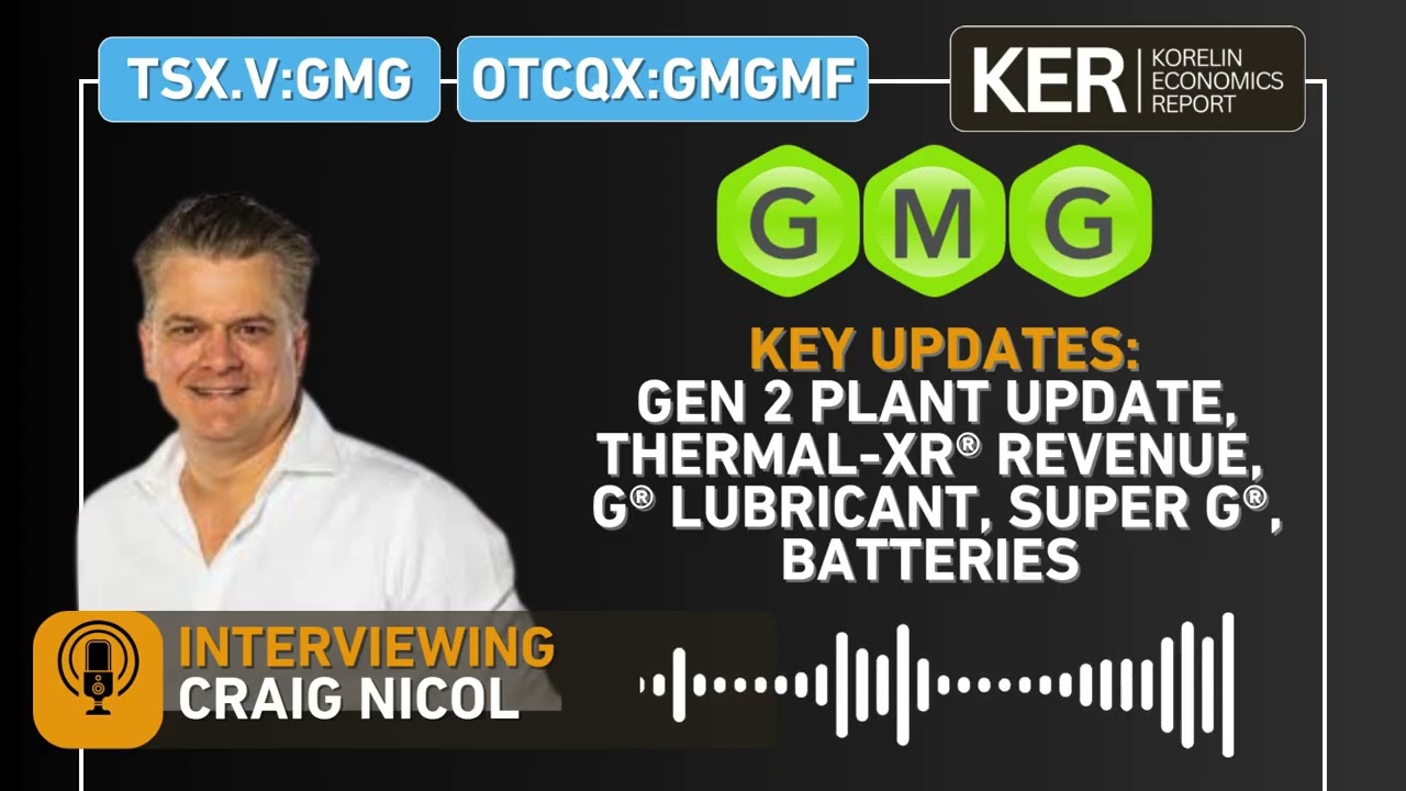 Graphene Manufacturing Group - Gen 2 Plant Update, Question On THERMAL-XR®, G® Lubricant, SUPER G®