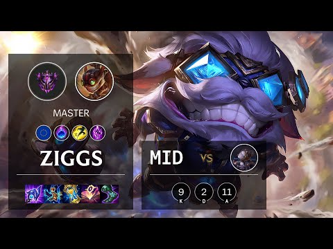 Ziggs Mid vs Orianna - EUW Master Patch 10.25