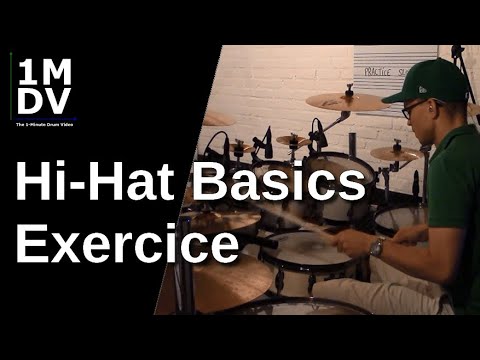 1MDV - The 1-Minute Drum Video #13 : Hi-Hat Basics Exercice