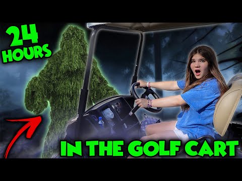 24 HOURS IN A GOLF CART! THE POND MONSTER IS BACK!