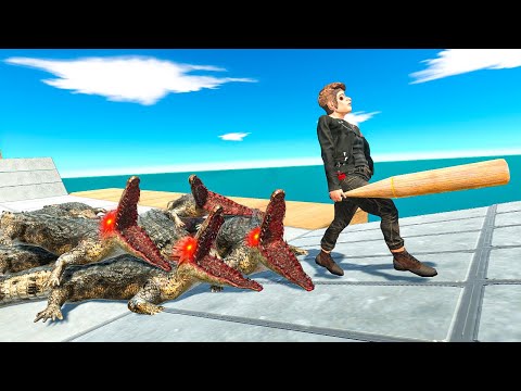 🐊 Who Can ESCAPE the DEADLY PATH of REPTILES ? - Animal Revolt Battle Simulator