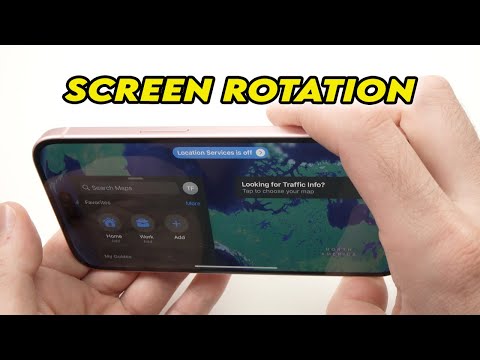 How to Turn Screen Rotation ON/OFF on iPhone 15/ Pro / Plus