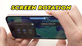 How to Turn Screen Rotation ON/OFF on iPhone 15/ Pro / Plus