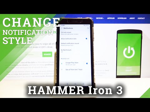 How to Customize Notification Settings in myPhone Hammer Iron 3 – Personalize Notifications