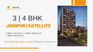 3 BHK flat in Satellite Ahmedabad 📞 75679 95666 #3bhkflat #satellite #jodhpur #a