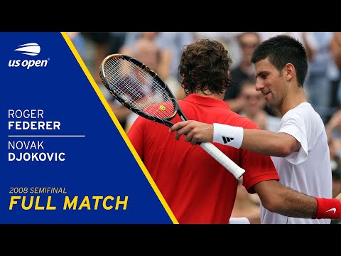 Roger Federer vs Novak Djokovic Full Match | 2008 US Open Semifinal