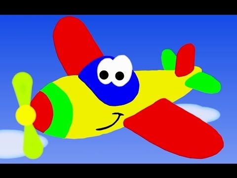 Самолеты Игры для Детей. Обучающая Игра для Мальчиков Развивающий Мультфильм