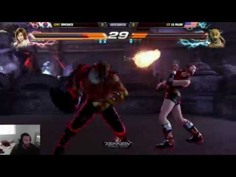 Tekken 7- Lil Majin Vs Dimeback (to hype my voice hurts)