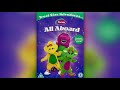 Barney All Aboard 2002 2013 Treat Size DVD Release