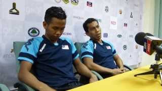 Capt. Shahrun Nabil & Faizal Saari face the Press after Losing to Pakistan @ 9th Asia Cup