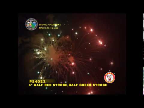SS100ST05 - 4 INCH SHELL - WIZARD FIREWORKS - PS4022