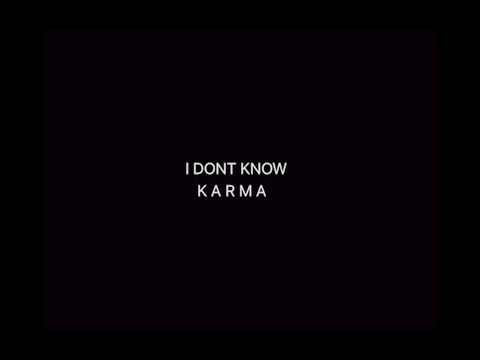 KARMA - I DONT KNOW FREESTYLE | OFFICIAL LYRICAL VIDEO | BLUISH MUSIC | 2023 |
