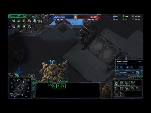 Starcraft 2 Lilbow vs SortOf Game 3 of 4 - SortOf POV Replay 2016