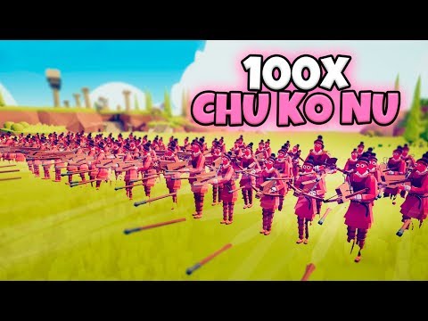 100x CHU KO NU VS EVERY FACTION | TABS GAMEPLAY