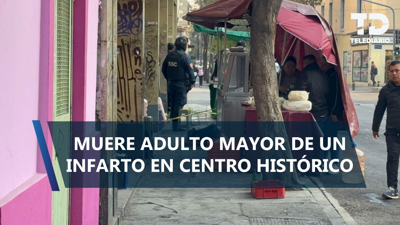 Bolero muere mientras ayudaba a los comerciantes a colocar sus puestos en el Centro CdMx