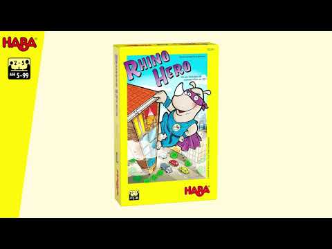 HABA - RHINO HERO: rules in less than 3 minutes!