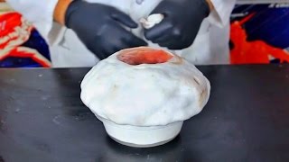 Blood vs Hydrogen Peroxide - Chemical Reaction