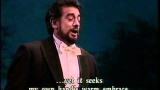 "Amor ti vieta" from Act II of Giordano's Fedora (Placido Domingo)