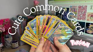 Organising My Cute Pokémon Card Binder ✨ | Common Card Haul & Chill Chat