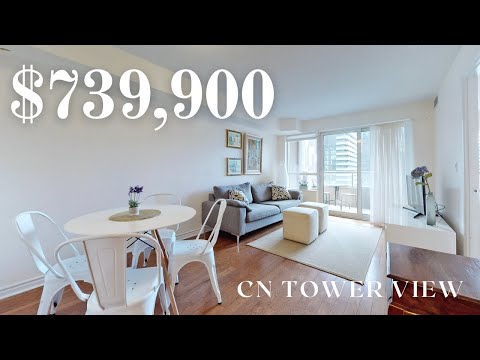 CN TOWER VIEWS | 250 Wellington St W #835 FOR SALE!