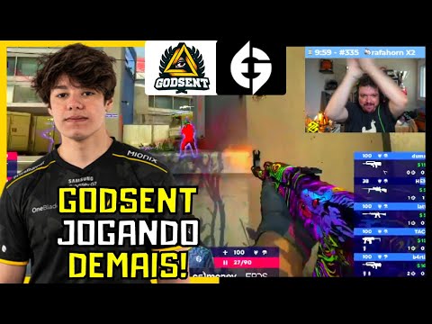 Godsent vs EG (Overpass - Mapa 1) Resenha Gaules e Liminha - BLAST