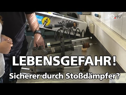 MD.REPORTAGE Ersatzteile: Lebensgefahr! Sicherer durch Stoßdämpfer