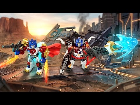 Awesome Beast Wars Neo Figures!!! Transformers Defender Version 07 Mini Model Kits Chefatron Review
