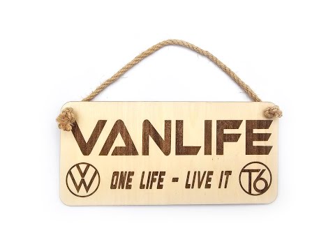 Vanlife Wall Plaque T6 Vanlife Wall Plaque T6