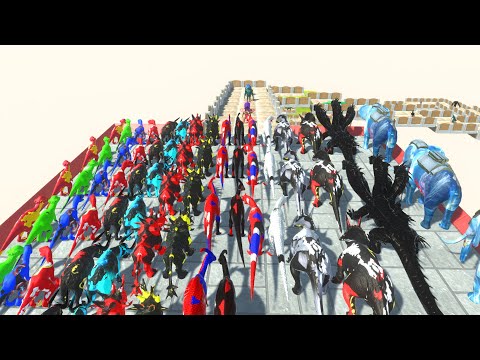 The Colored Infernals and Dinosaurs vs All Units Championship - Animal Revolt Battle Simulator